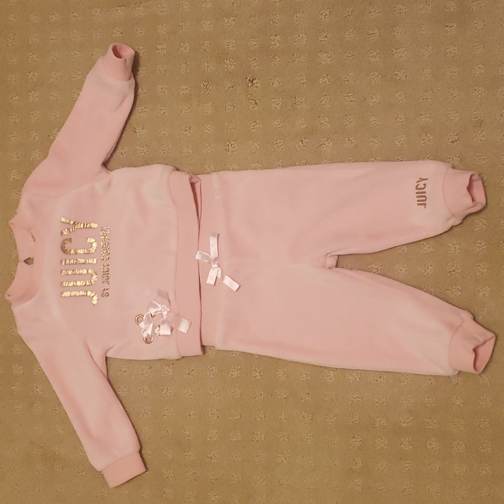 Juicy couture pink velour outfit